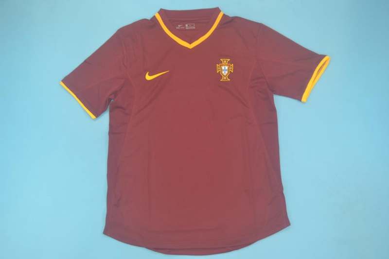 AAA(Thailand) Portugal 2000 Home Retro Soccer Jersey