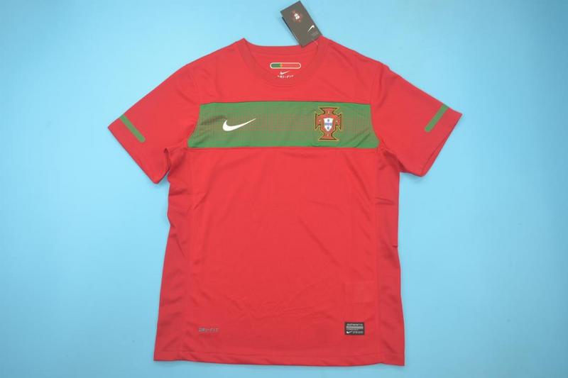 AAA(Thailand) Portugal 2010 Home Retro Soccer Jersey