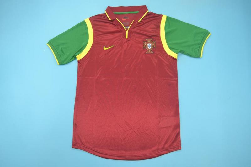 AAA(Thailand) Portugal 1998 Home Retro Soccer Jersey