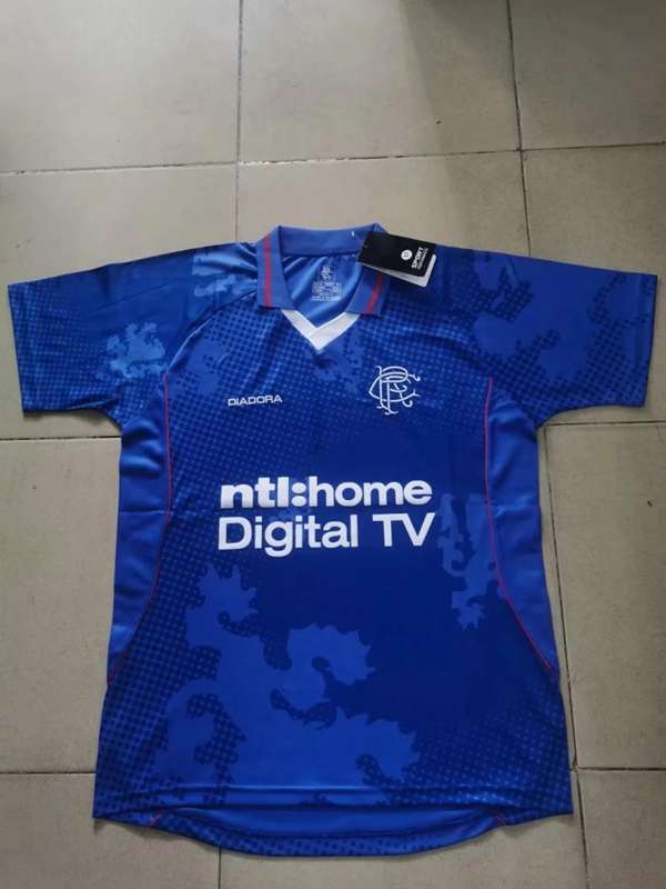 AAA(Thailand) Rangers 2002/03 Home Retro Soccer Jersey