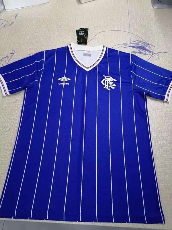 AAA(Thailand) Rangers 82/83 Home Retro Soccer Jersey