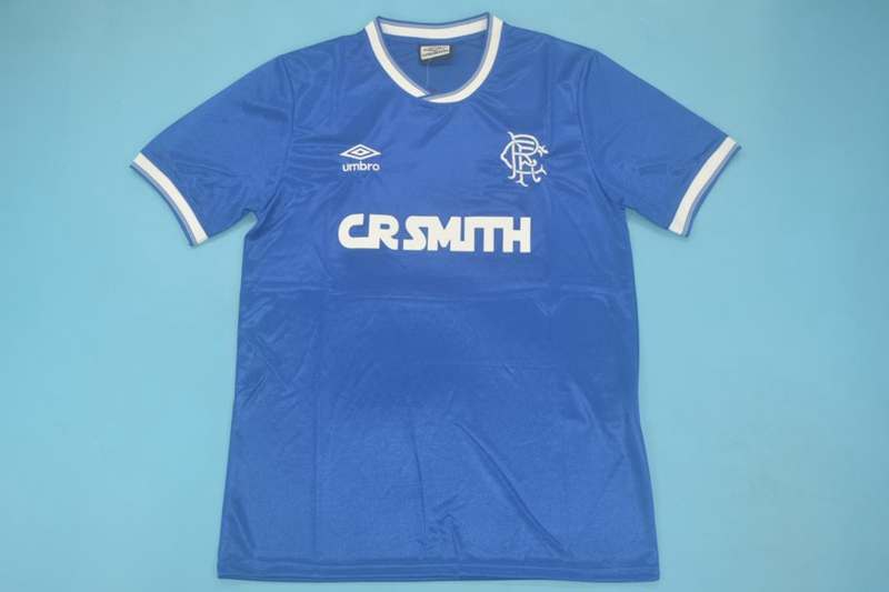 AAA(Thailand) Rangers 84/87 Home Retro Soccer Jersey