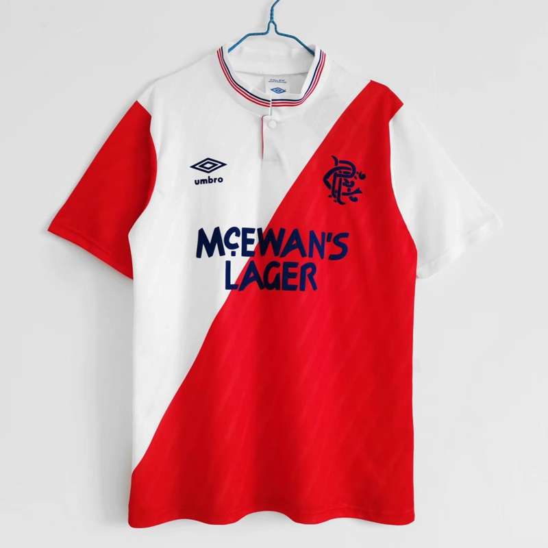 AAA(Thailand) Rangers 87/88 Third Retro Soccer Jersey