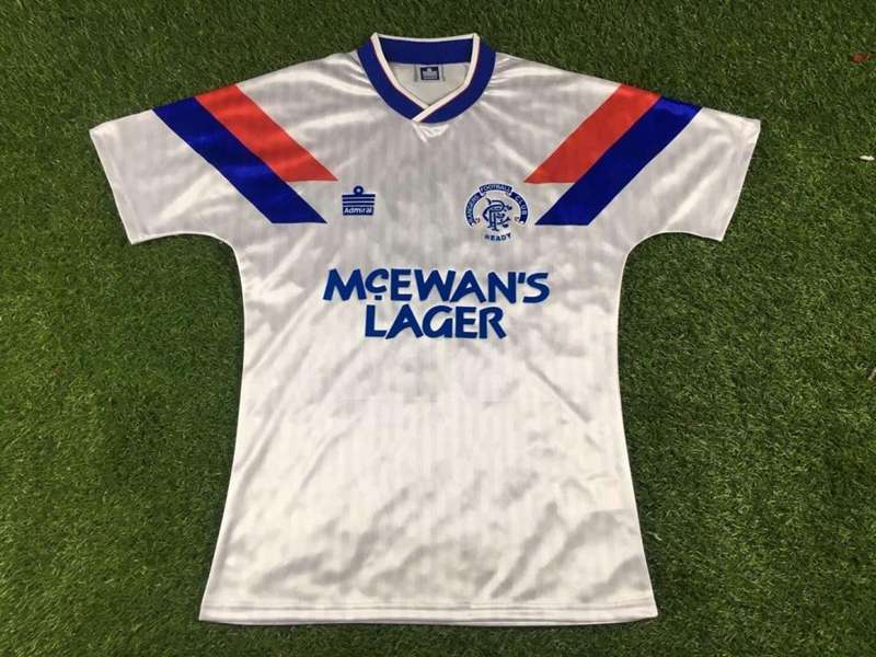 AAA(Thailand) Rangers 90/92 Away Retro Soccer Jersey