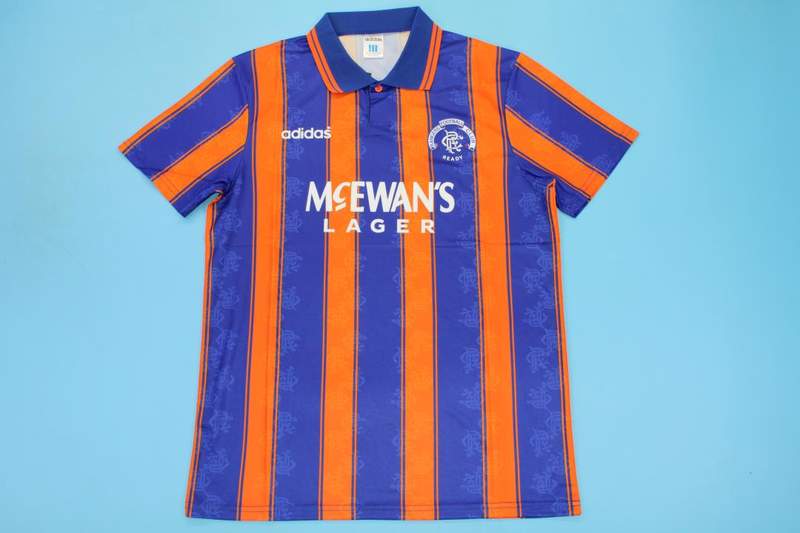 AAA(Thailand) Rangers 93/94 Away Retro Soccer Jersey