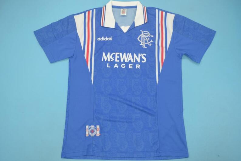 AAA(Thailand) Rangers 96/97 Home Retro Soccer Jersey