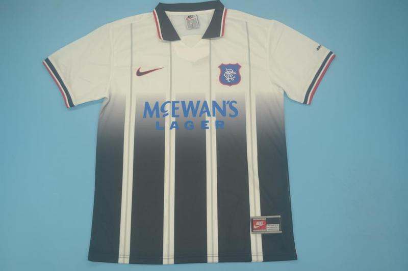 AAA(Thailand) Rangers 97/99 Away Retro Soccer Jersey