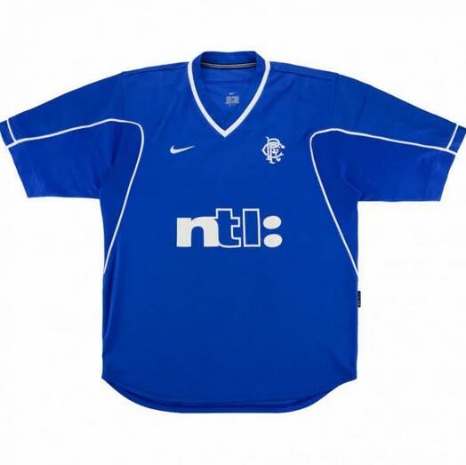 AAA(Thailand) Rangers 99/01 Home Retro Soccer Jersey