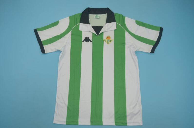 AAA(Thailand) Real Betis 1998 Home Retro Soccer Jersey