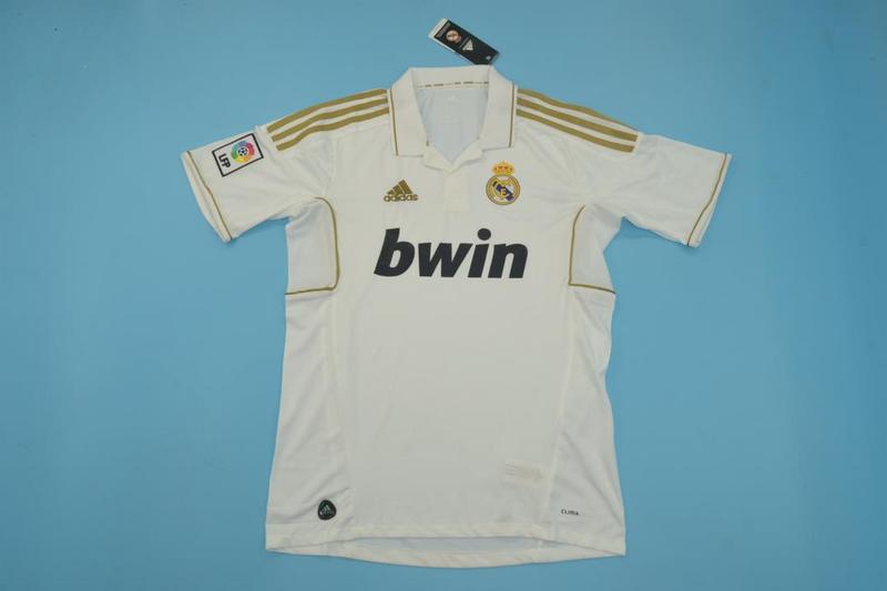 AAA(Thailand) Real Madrid 11/12 Retro Home Soccer Jersey