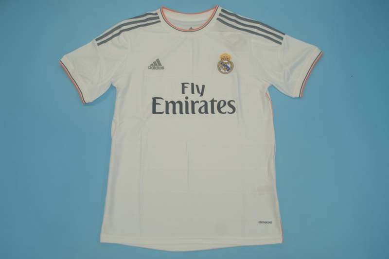 AAA(Thailand) Real Madrid 13/14 Retro Home Soccer Jersey