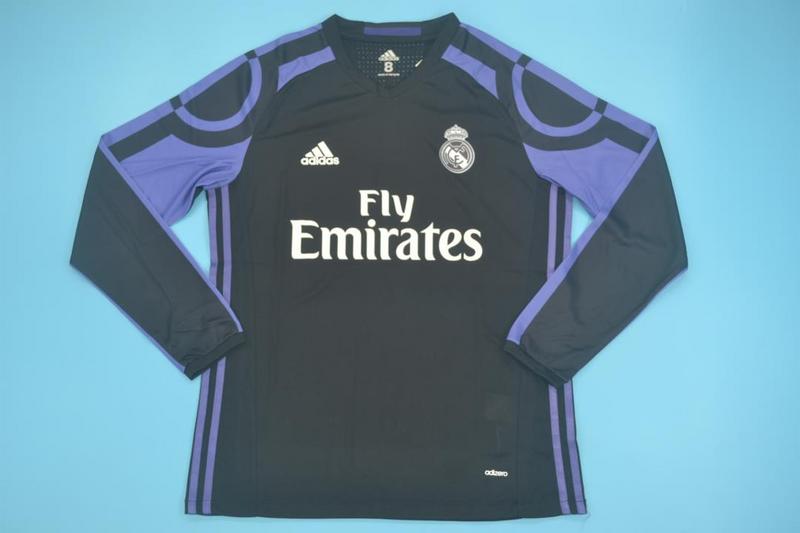 AAA(Thailand) Real Madrid 16/17 Retro Third Long Jersey(Player)