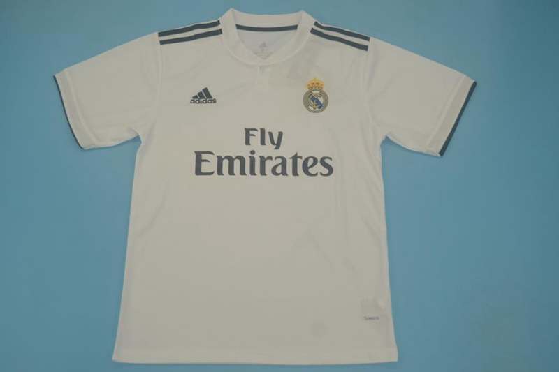 AAA(Thailand) Real Madrid 18/19 Retro Home Soccer Jersey