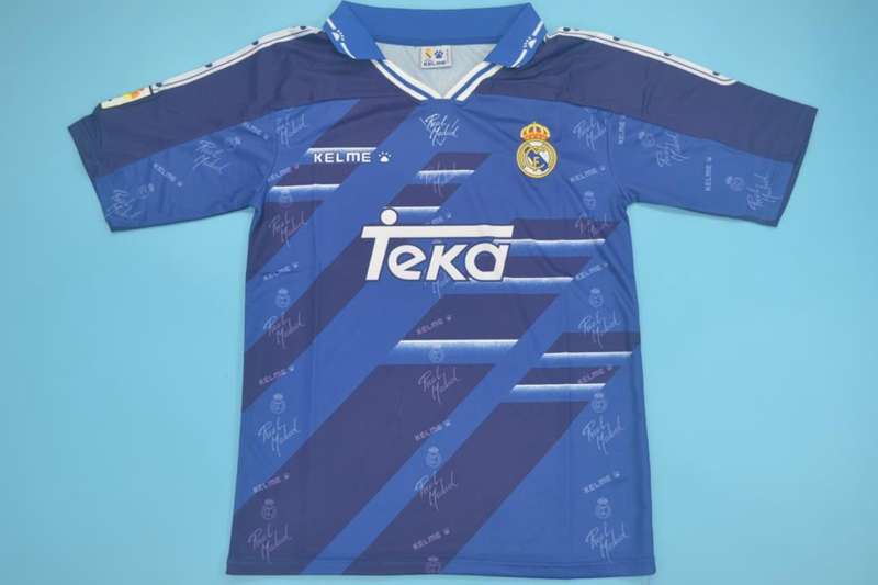 AAA(Thailand) Real Madrid 94/96 Retro Away Soccer Jersey