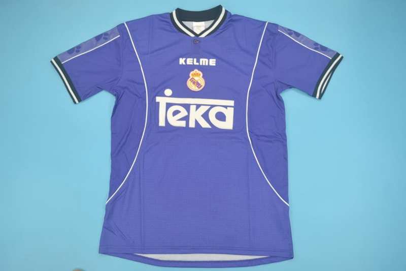 AAA(Thailand) Real Madrid 97/98 Retro Away Soccer Jersey