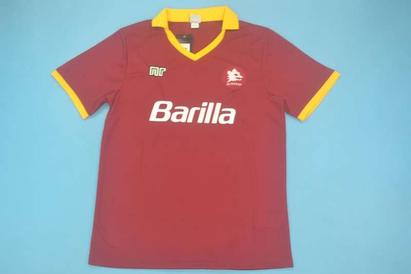 AAA(Thailand) Roma 1989/90 Home Retro Soccer Jersey