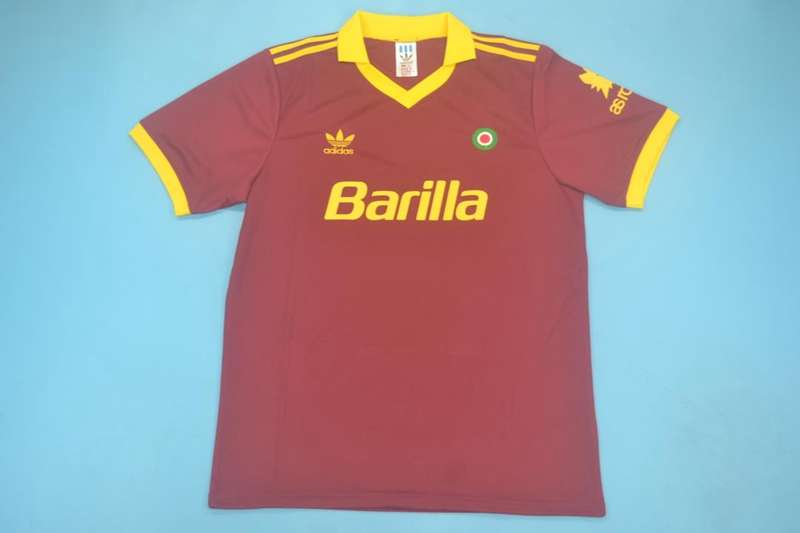 AAA(Thailand) Roma 1991/92 Home Retro Soccer Jersey