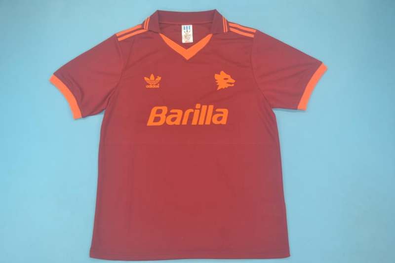 AAA(Thailand) Roma 1992/94 Home Retro Soccer Jersey