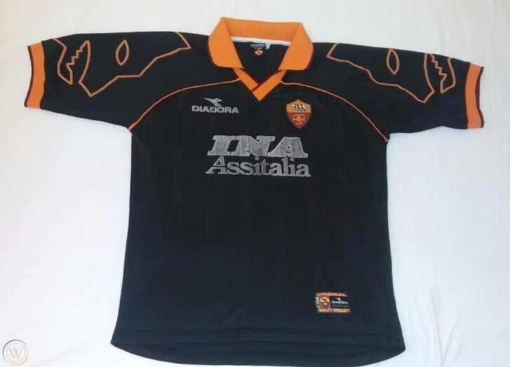 AAA(Thailand) Roma 1999/00 Away Retro Soccer Jersey