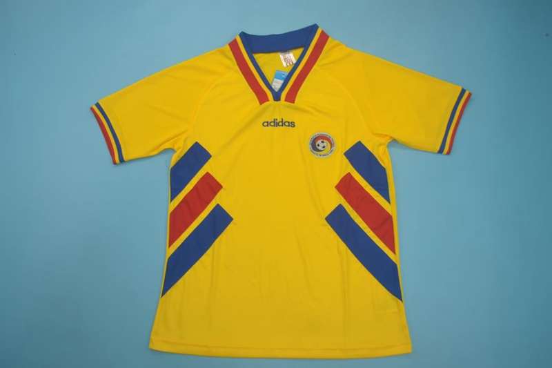 AAA(Thailand) Romania 1994 Home Retro Soccer Jersey