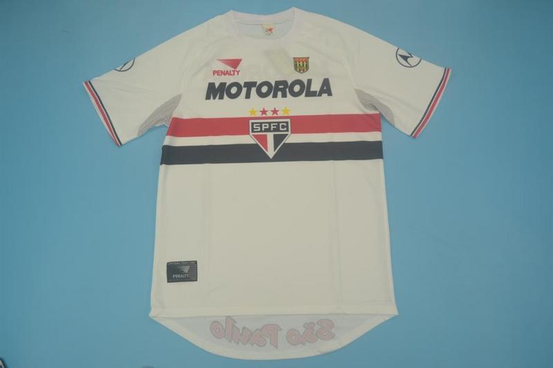 AAA(Thailand) Sao Paulo 2000 Home Retro Soccer Jersey