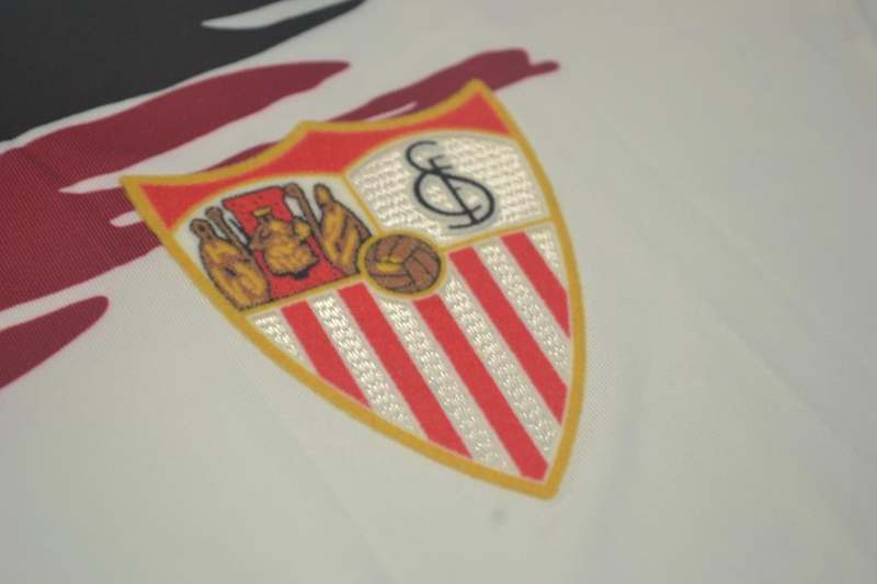 AAA(Thailand) Sevilla 06/07 Home Retro Soccer Jersey