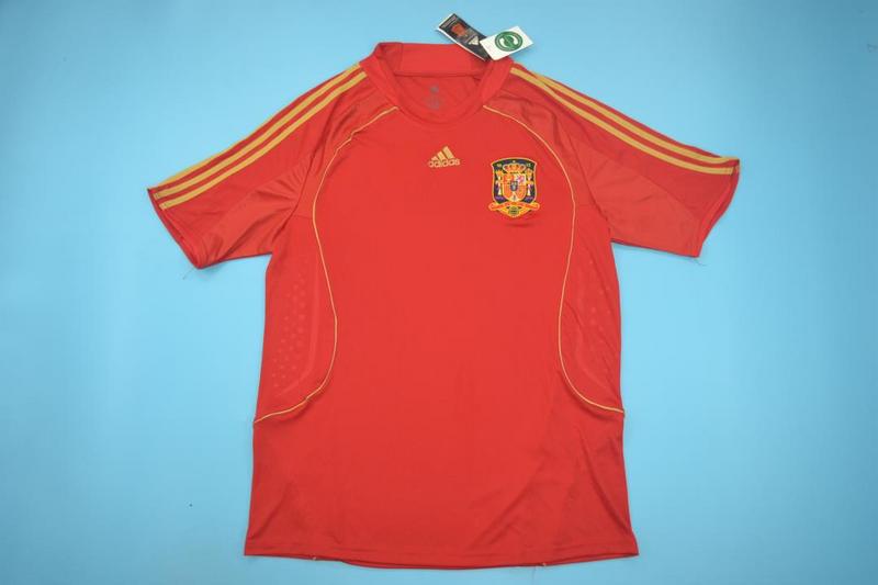 AAA(Thailand) Spain 2008 Home Retro Soccer Jersey