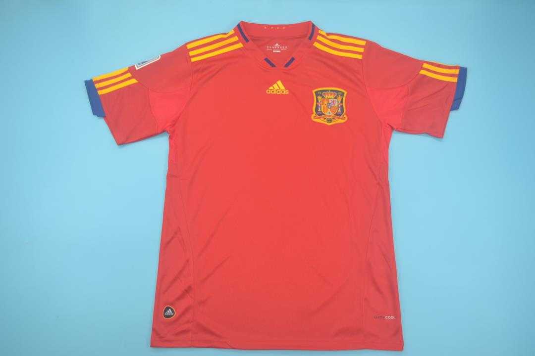AAA(Thailand) Spain 2010 Home Retro Soccer Jersey