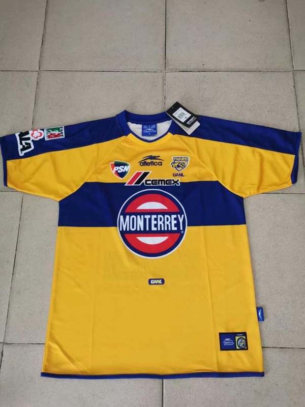 AAA(Thailand) Tigres Uanl 01/02 Home Retro Soccer Jersey