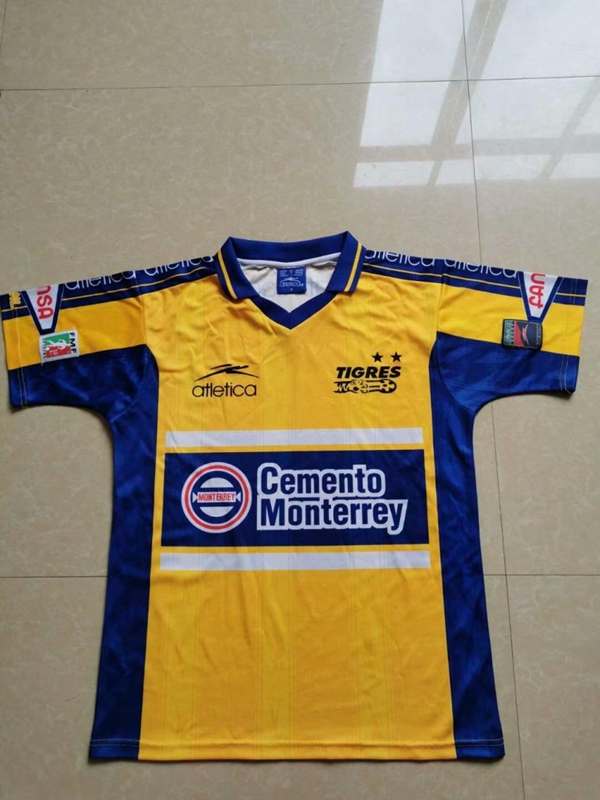 AAA(Thailand) Tigres Uanl 1999 Home Retro Soccer Jersey