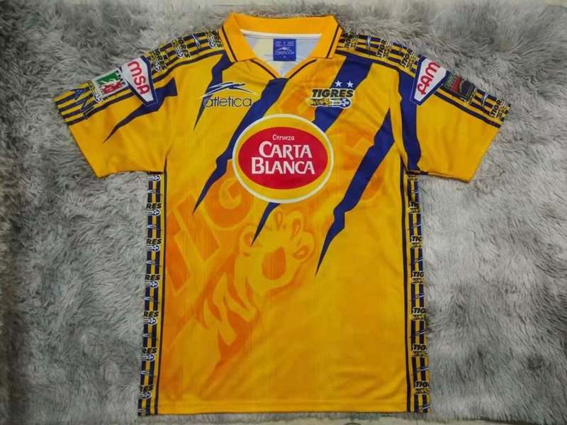 AAA(Thailand) Tigres Uanl 97/98 Home Retro Soccer Jersey