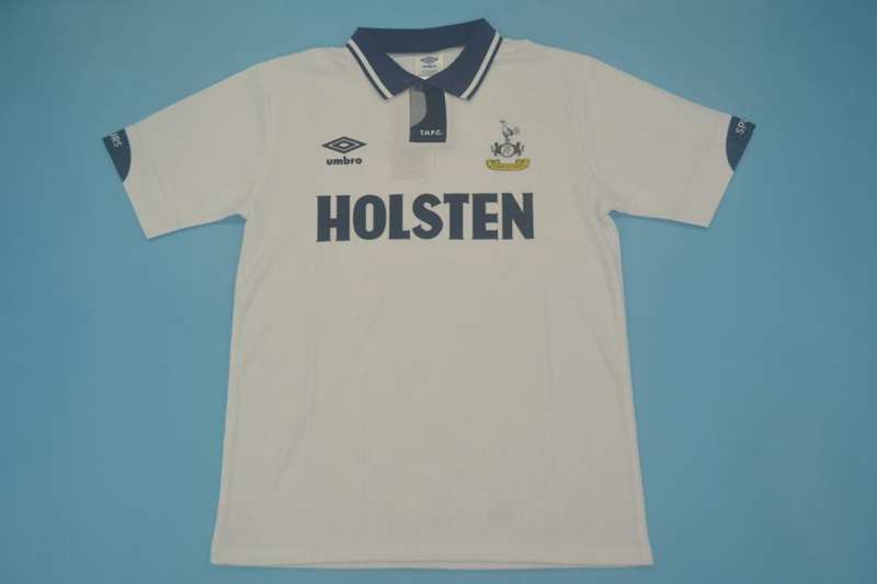 AAA(Thailand) Totenham 91/93 Home Retro Soccer Jersey