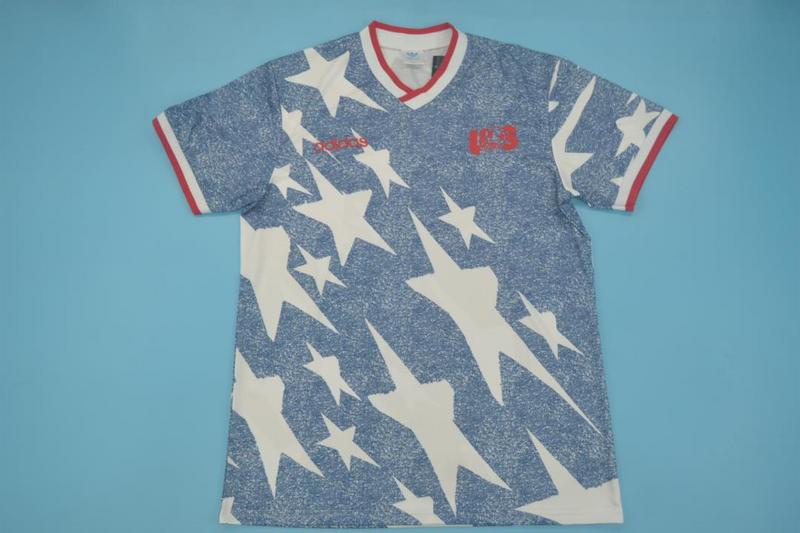 AAA(Thailand) USA 1994 Away Retro Soccer Jersey