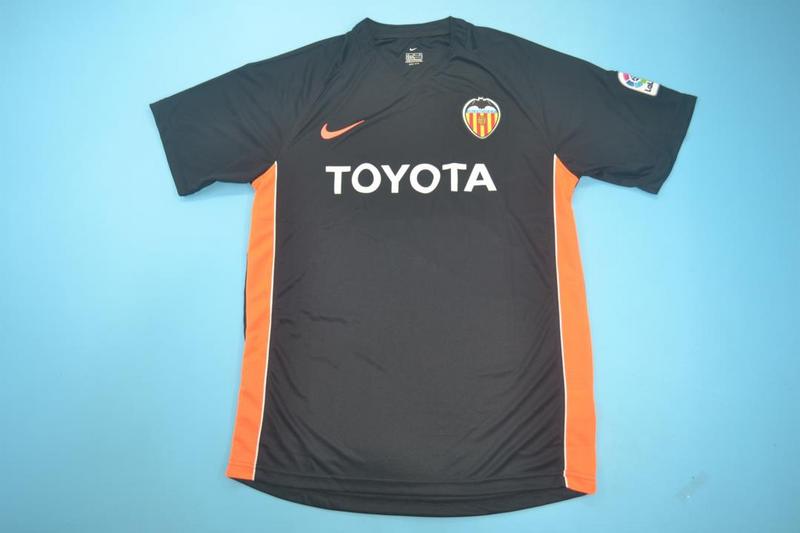 AAA(Thailand) Valencia 06/07 Away Retro Soccer Jersey