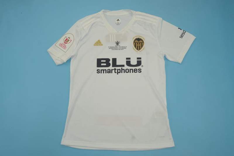 AAA(Thailand) Valencia 18/19 Copa De Rey Final Retro Soccer Jersey